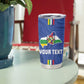 Custom Central African Republic Football Tumbler Cup Allez Les Fauves