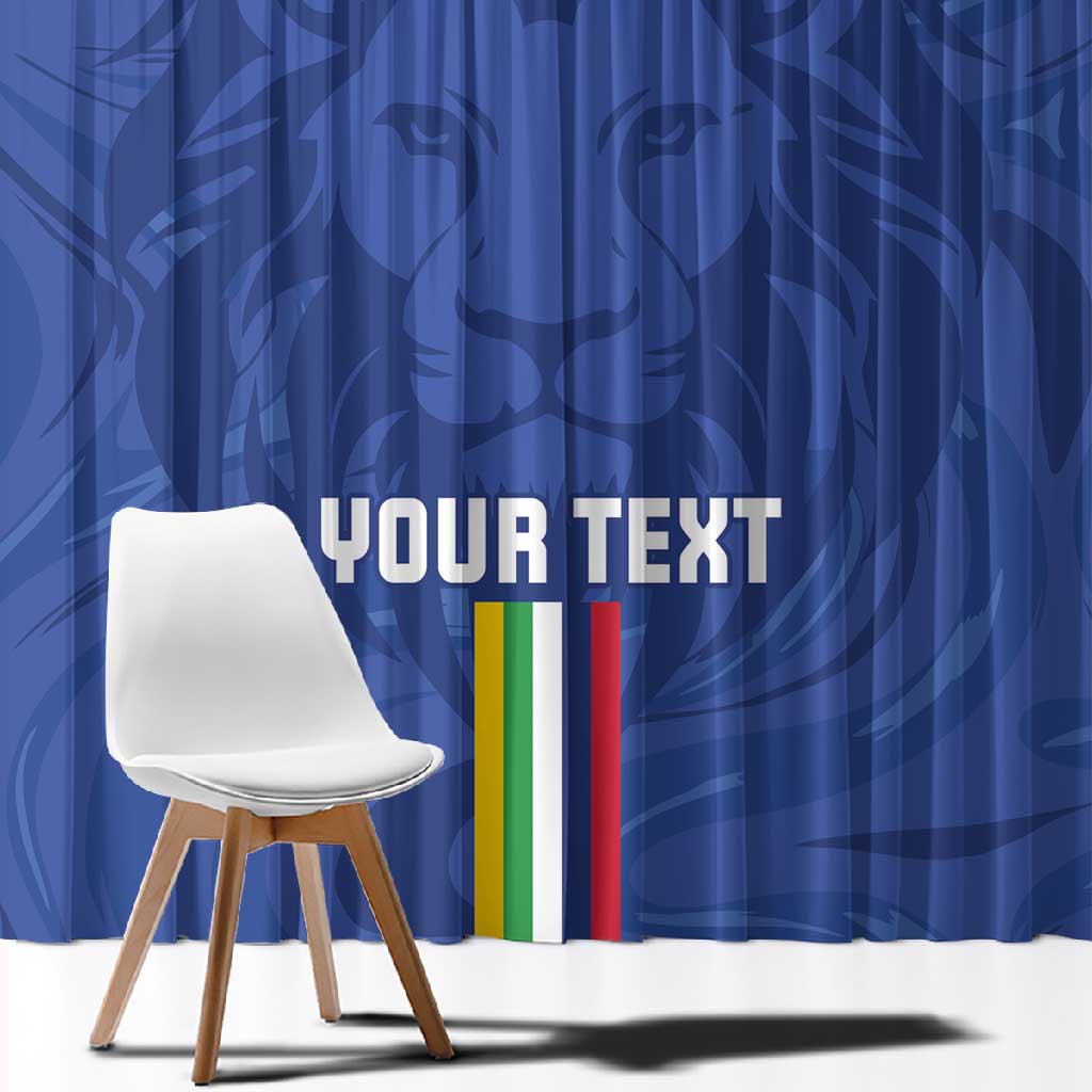 Custom Central African Republic Football Window Curtain Allez Les Fauves