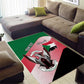 Personalized Sudan Area Rug Coat Of Arms Flag Style