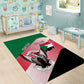 Personalized Sudan Area Rug Coat Of Arms Flag Style