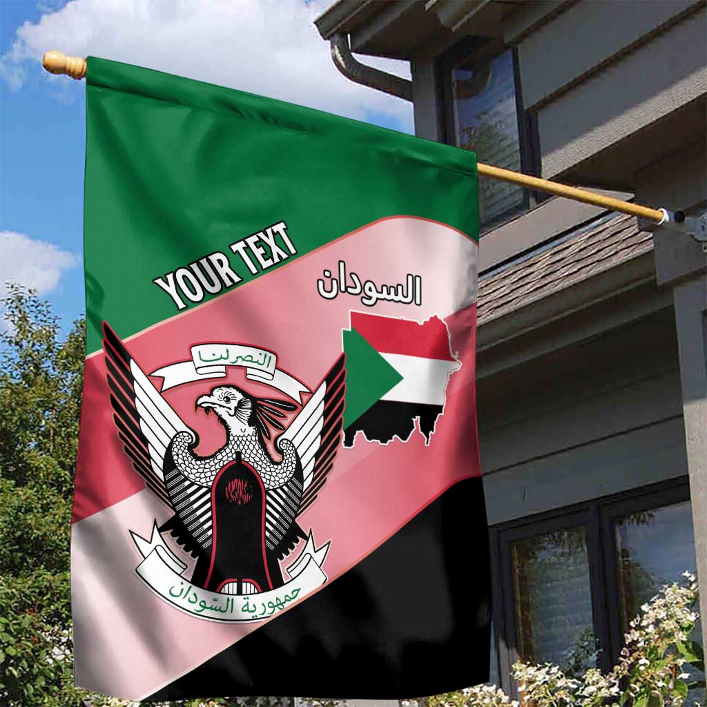 Personalized Sudan Garden Flag Coat Of Arms Flag Style