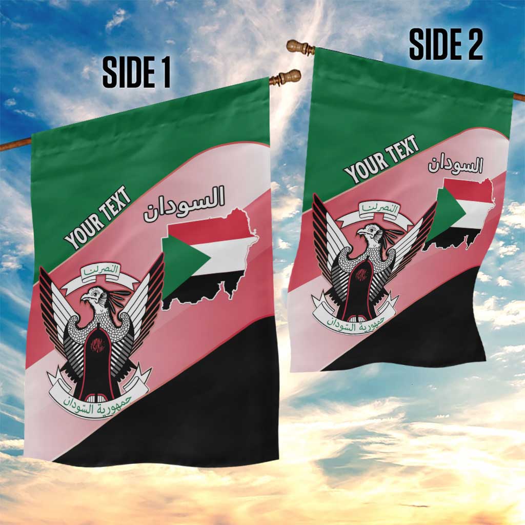 Personalized Sudan Garden Flag Coat Of Arms Flag Style