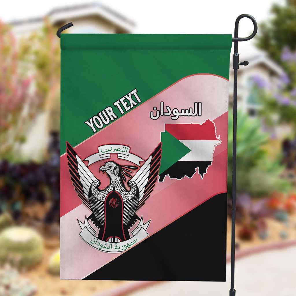 Personalized Sudan Garden Flag Coat Of Arms Flag Style