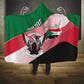 Personalized Sudan Hooded Blanket Coat Of Arms Flag Style