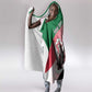 Personalized Sudan Hooded Blanket Coat Of Arms Flag Style