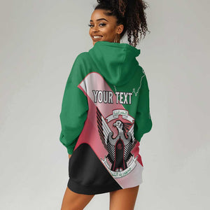 Personalized Sudan Hoodie Dress Coat Of Arms Flag Style