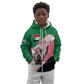 Personalized Sudan Kid Hoodie Coat Of Arms Flag Style