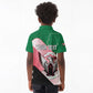 Personalized Sudan Kid Polo Shirt Coat Of Arms Flag Style