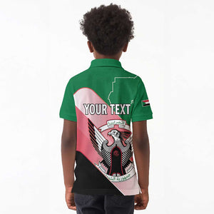 Personalized Sudan Kid Polo Shirt Coat Of Arms Flag Style