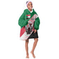 Personalized Sudan Kid Wearable Blanket Hoodie Coat Of Arms Flag Style