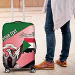 Personalized Sudan Luggage Cover Coat Of Arms Flag Style