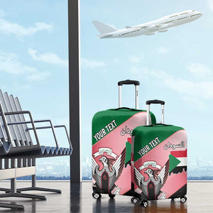 Personalized Sudan Luggage Cover Coat Of Arms Flag Style