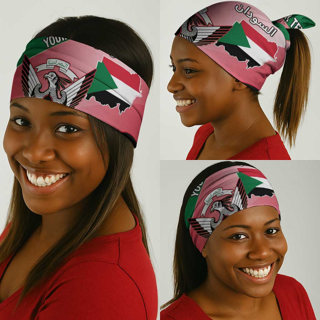 Personalized Sudan Neck Gaiter Coat Of Arms Flag Style LT15