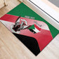 Personalized Sudan Rubber Doormat Coat Of Arms Flag Style