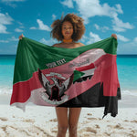 Personalized Sudan Sarong Coat Of Arms Flag Style