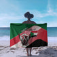 Personalized Sudan Sarong Coat Of Arms Flag Style