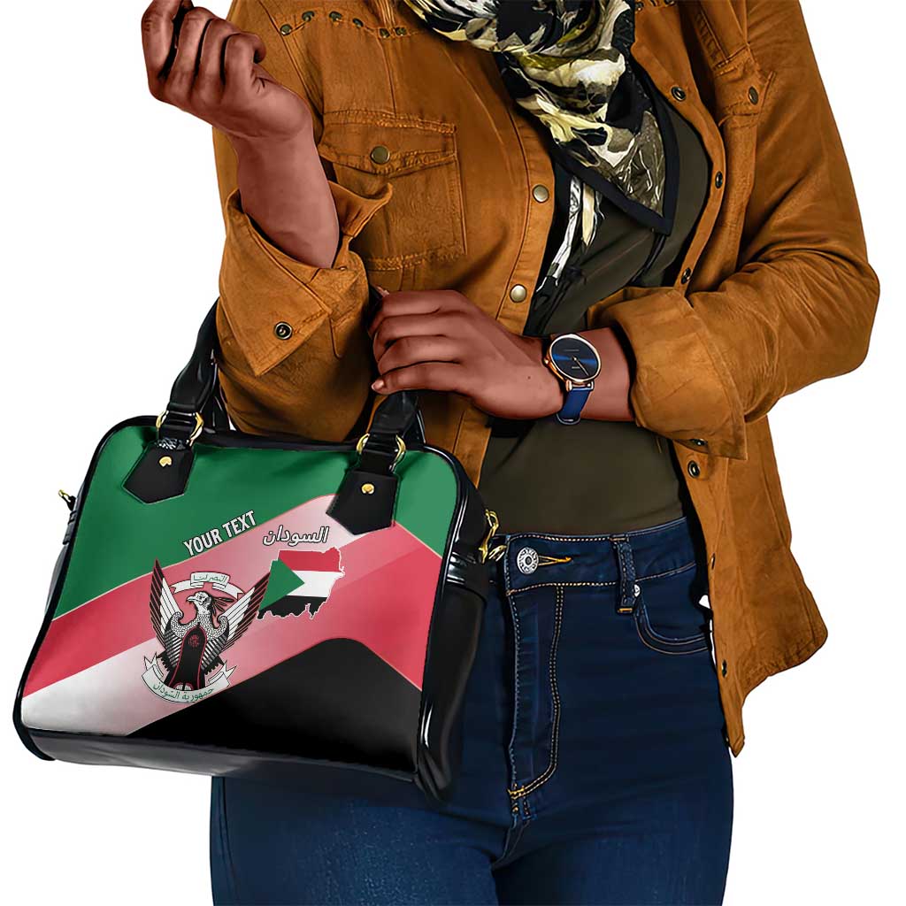 Personalized Sudan Shoulder Handbag Coat Of Arms Flag Style