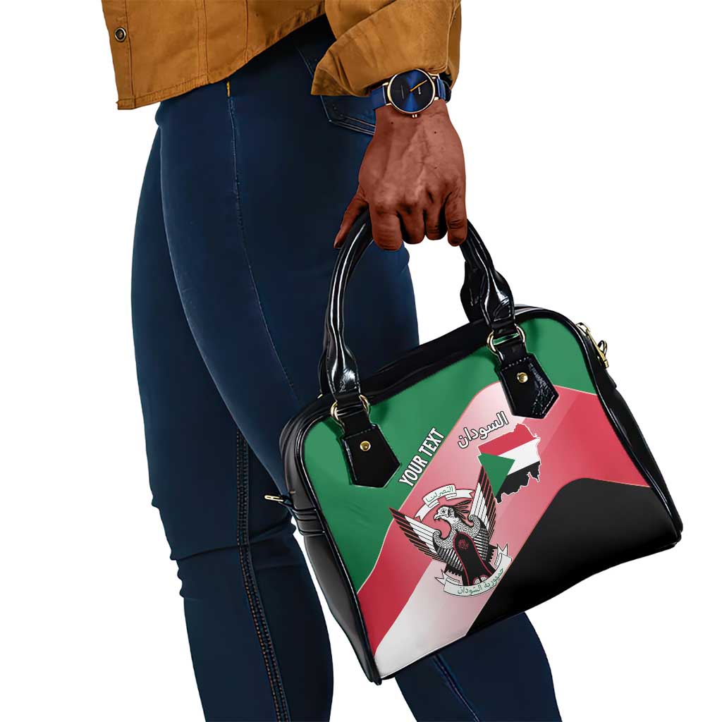 Personalized Sudan Shoulder Handbag Coat Of Arms Flag Style