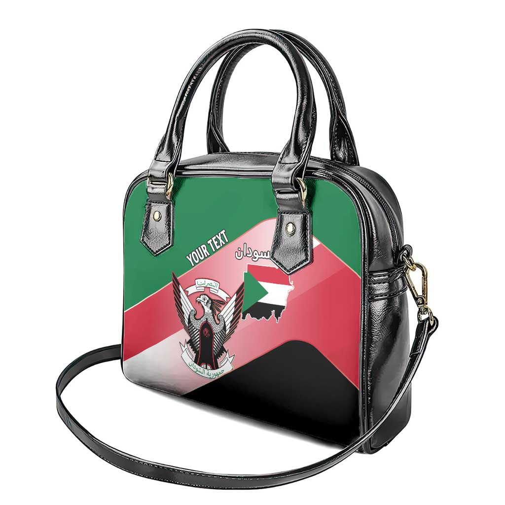 Personalized Sudan Shoulder Handbag Coat Of Arms Flag Style