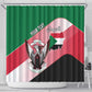 Personalized Sudan Shower Curtain Coat Of Arms Flag Style