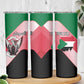 Personalized Sudan Skinny Tumbler Coat Of Arms Flag Style