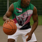 Personalized Sudan Sleeveless Hoodie Coat Of Arms Flag Style - African Pride