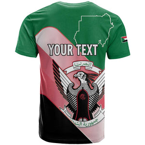 Personalized Sudan T shirt Coat Of Arms Flag Style