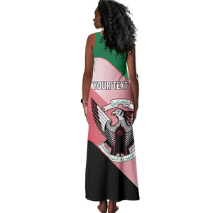 Personalized Sudan Tank Maxi Dress Coat Of Arms Flag Style
