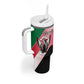 Personalized Sudan Tumbler With Handle Coat Of Arms Flag Style
