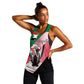 Personalized Sudan Women Racerback Tank Coat Of Arms Flag Style