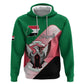 Personalized Sudan Zip Hoodie Coat Of Arms Flag Style