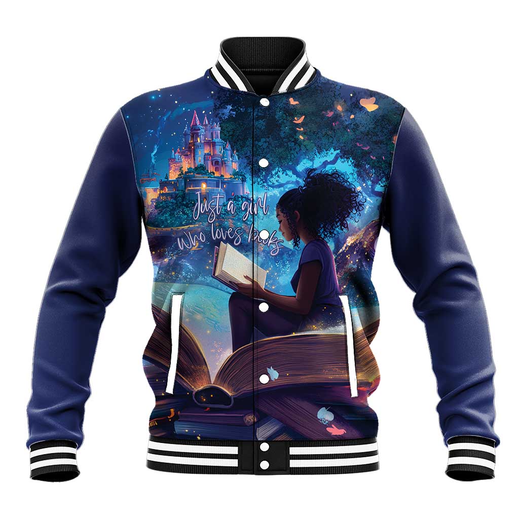 Black Girls Book Lovers Baseball Jacket So Many Books - So Little Time