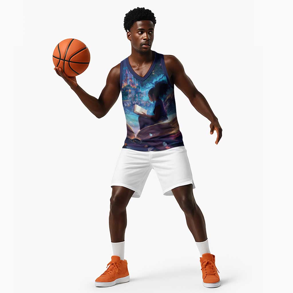 Black Girls Book Lovers Basketball Jersey So Many Books - So Little Time - African Pride