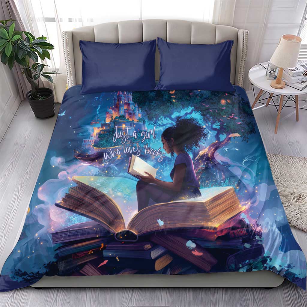 Black Girls Book Lovers Bedding Set So Many Books - So Little Time