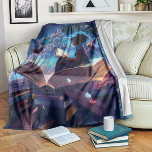 Black Girls Book Lovers Blanket So Many Books - So Little Time