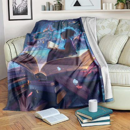 Black Girls Book Lovers Blanket So Many Books - So Little Time