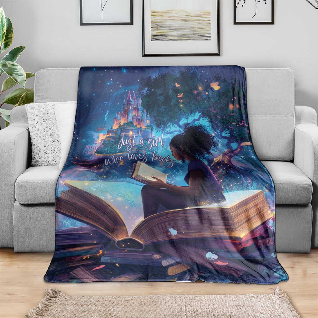 Black Girls Book Lovers Blanket So Many Books - So Little Time