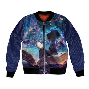 Black Girls Book Lovers Bomber Jacket So Many Books - So Little Time