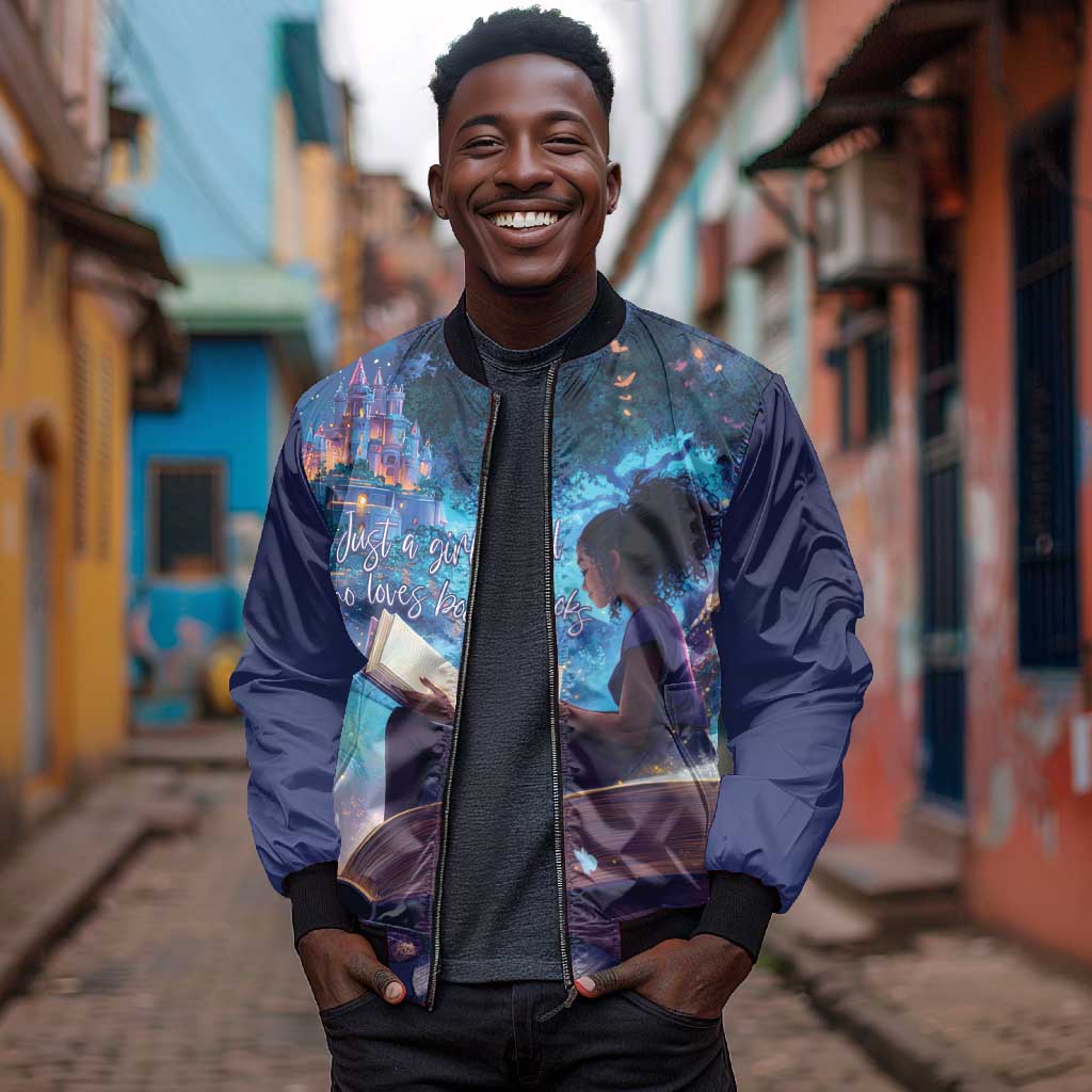 Black Girls Book Lovers Bomber Jacket So Many Books - So Little Time
