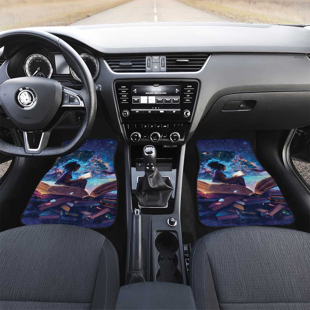 Black Girls Book Lovers Car Mats So Many Books - So Little Time