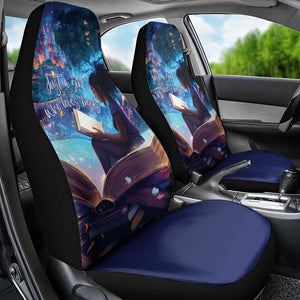 Black Girls Book Lovers Car Seat Cover So Many Books - So Little Time