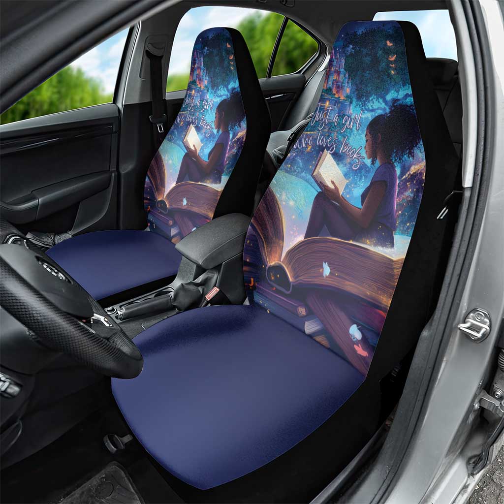 Black Girls Book Lovers Car Seat Cover So Many Books - So Little Time