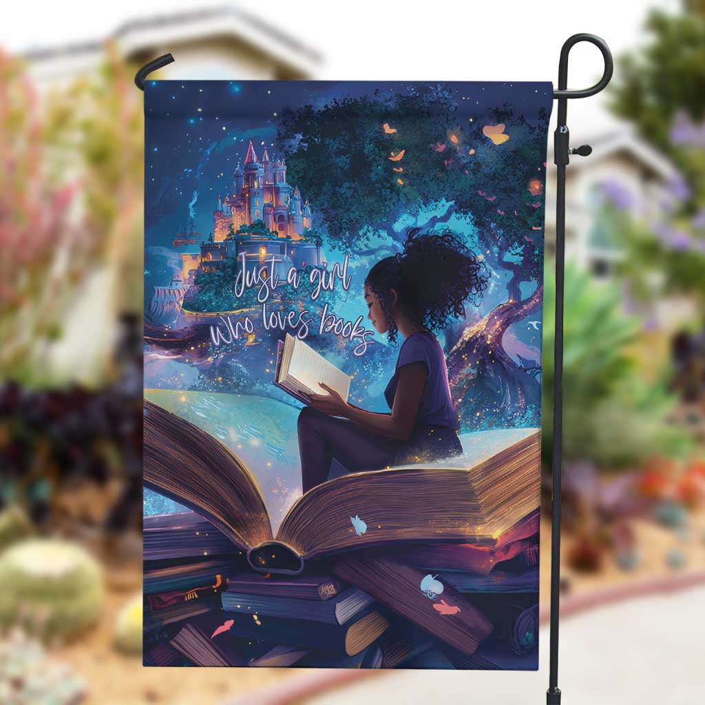 Black Girls Book Lovers Garden Flag So Many Books - So Little Time