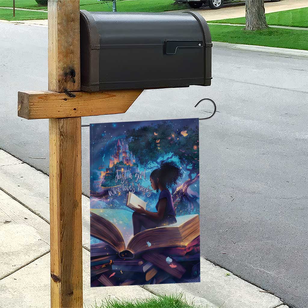 Black Girls Book Lovers Garden Flag So Many Books - So Little Time