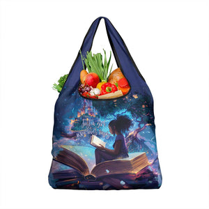 Black Girls Book Lovers Grocery Bag So Many Books - So Little Time