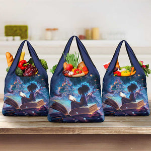 Black Girls Book Lovers Grocery Bag So Many Books - So Little Time
