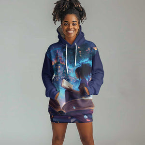 Black Girls Book Lovers Hoodie Dress So Many Books - So Little Time