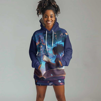 Black Girls Book Lovers Hoodie Dress So Many Books - So Little Time