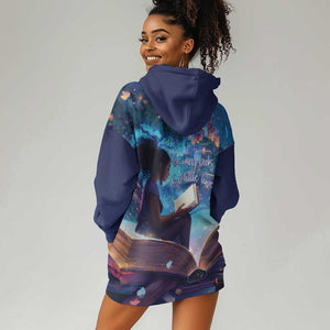 Black Girls Book Lovers Hoodie Dress So Many Books - So Little Time