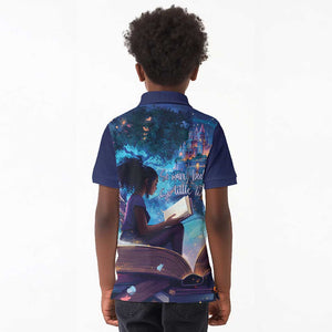Black Girls Book Lovers Kid Polo Shirt So Many Books - So Little Time